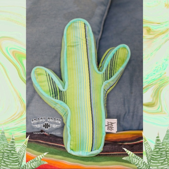 Cactus Craze Pillow by Crazy Casa - Picture 3 of 6